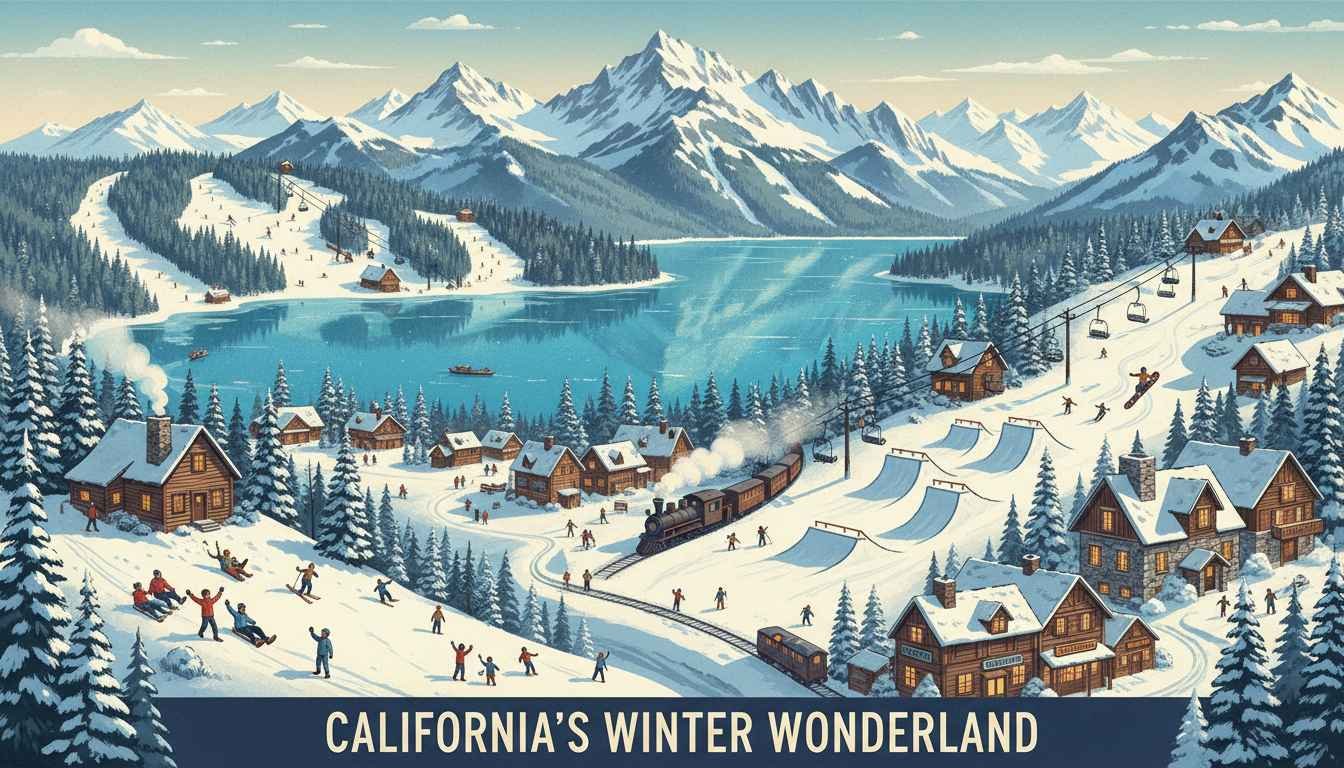 best places to visit snow in california