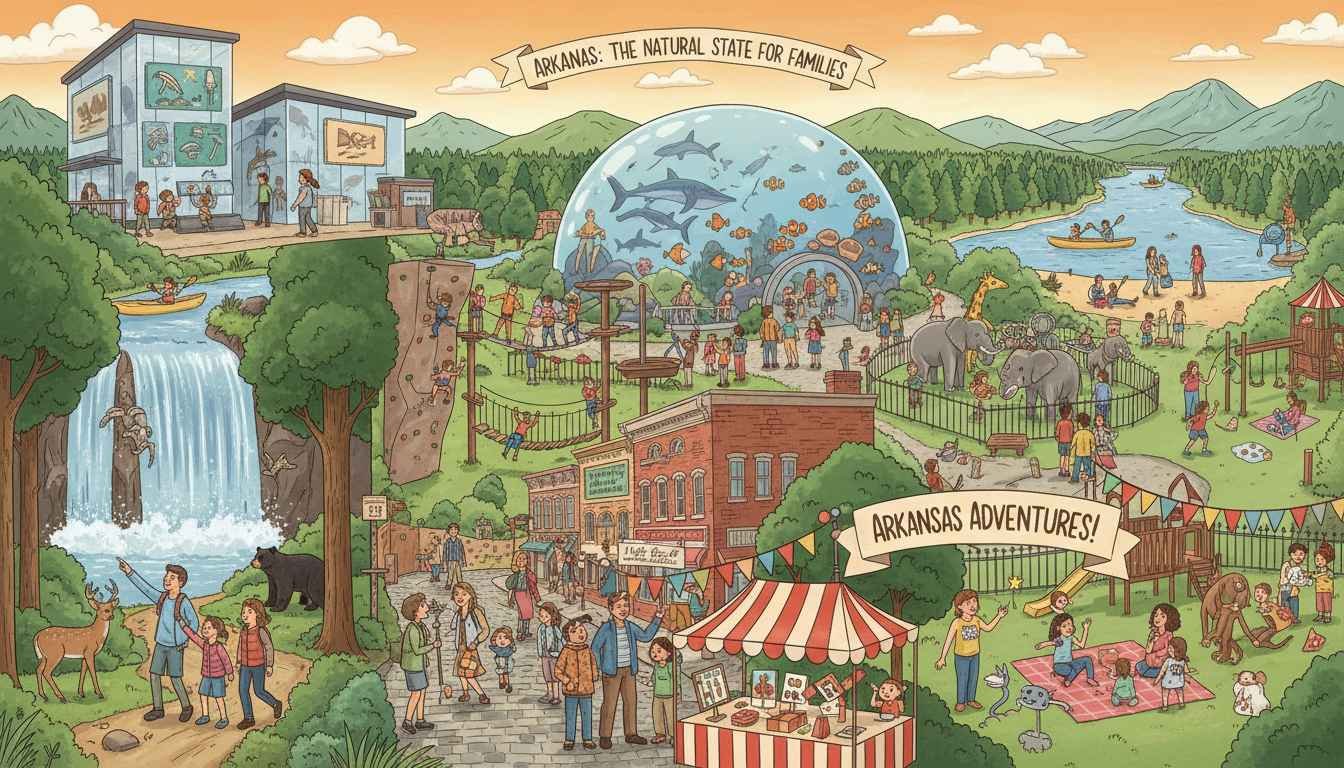 places to visit in arkansas with kids