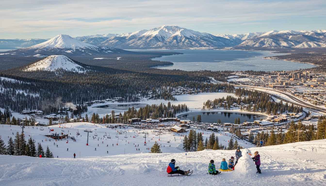 places to visit with snow in california