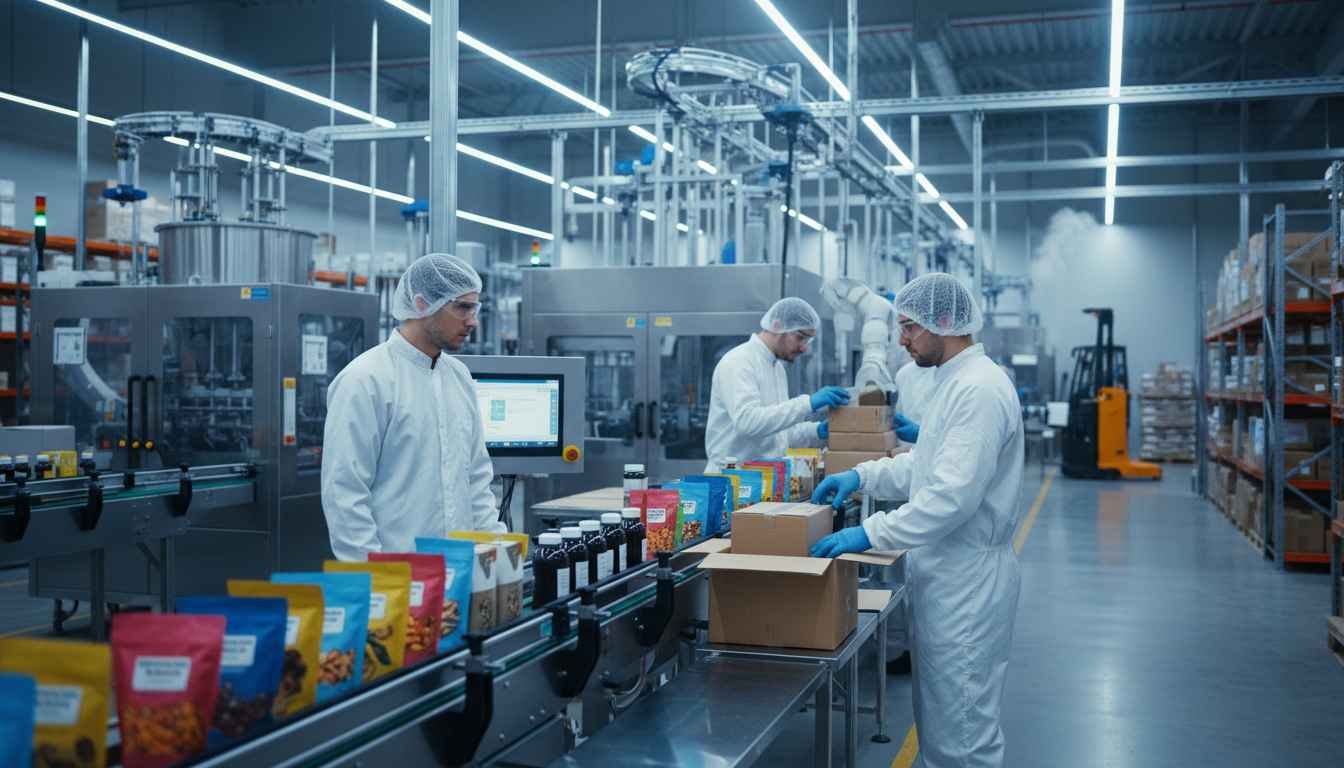 consumer packaged goods contract manufacturing solutions