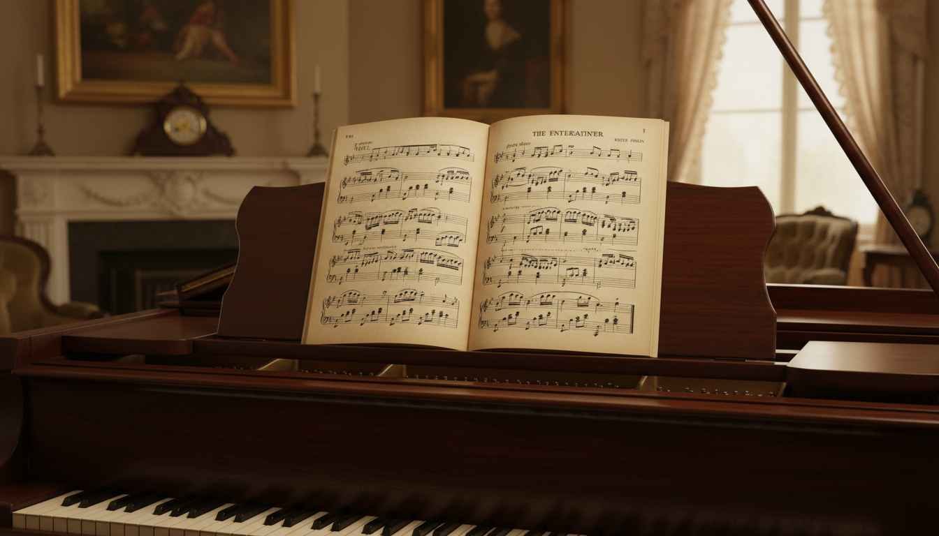 entertainer scott joplin sheet music