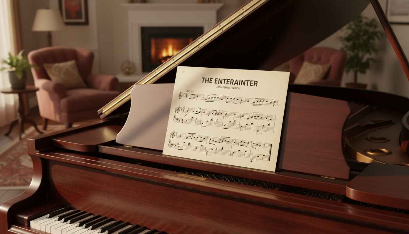the entertainer sheet music easy